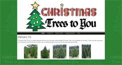 Desktop Screenshot of christmastreestoyou.com.au