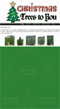 Mobile Screenshot of christmastreestoyou.com.au
